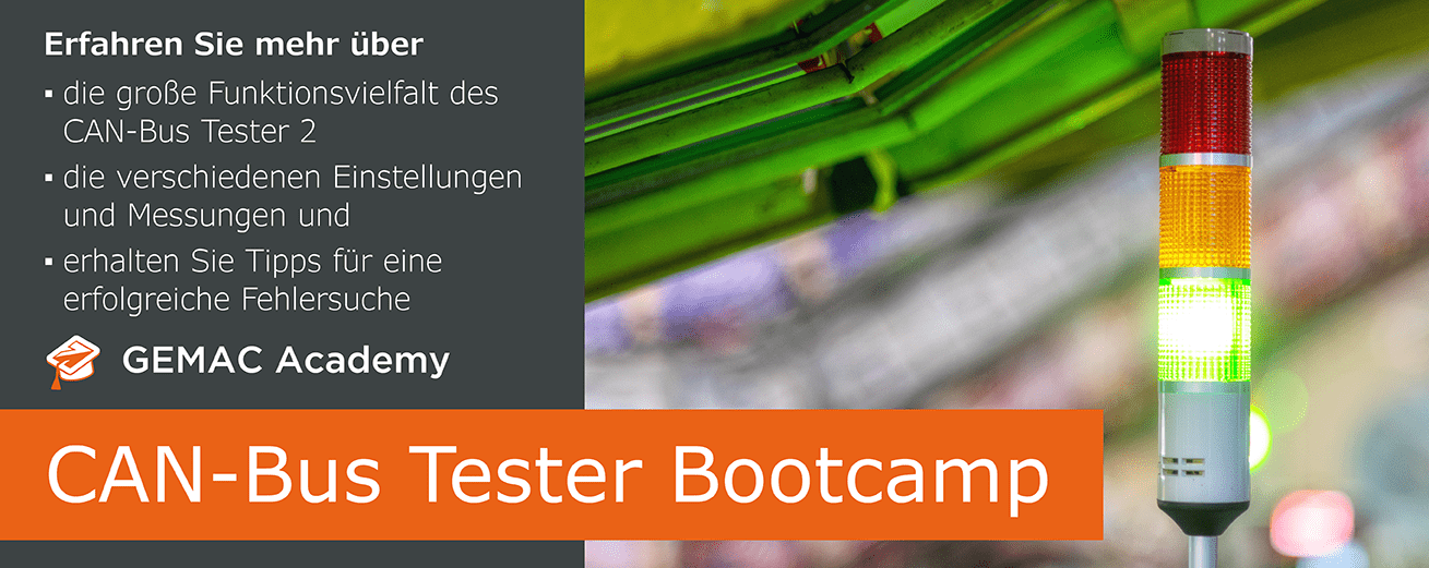 CAN-Bus Tester Bootcamp - Jetzt anmelden!