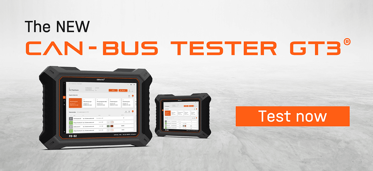 CAN-Bus Tester GT3. Test now.